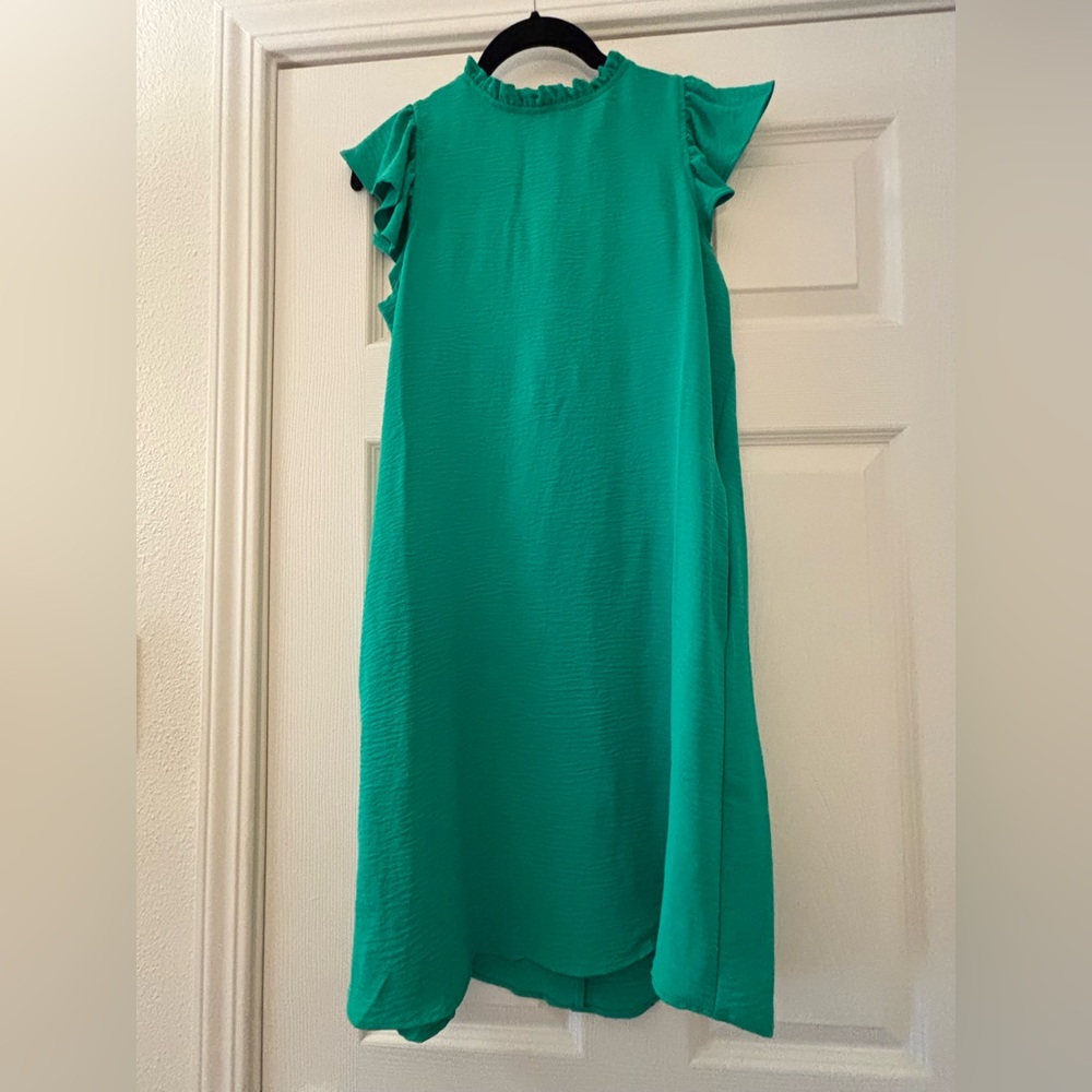 Women’s Versona Deep Breath Shift Dress, Green XS